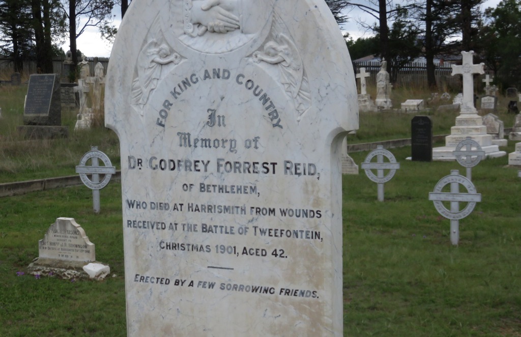Harrismith Dr Reid grave
